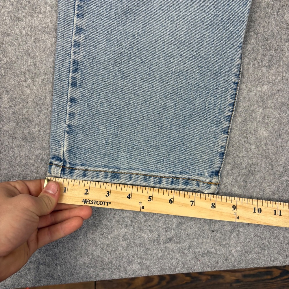 Vintage Calvin Klein Jeans Womens 13 Light Wash Straight Leg High Rise Blue USA - Picture 4 of 7